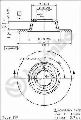 AP 14424 Brake Disc